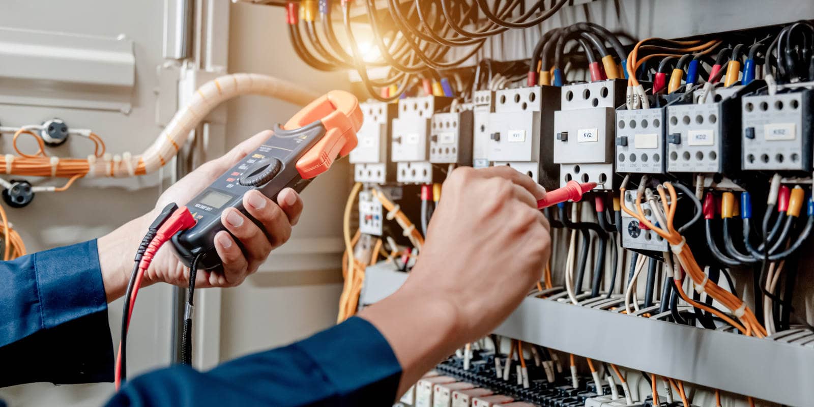 Electrical repair wiring panel tester